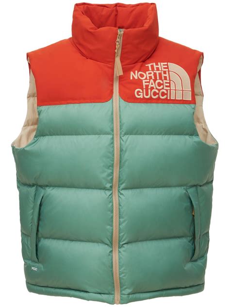 north face gucci vest green|north face Gucci tracksuit.